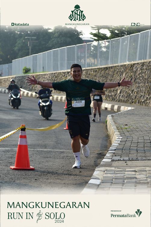Race photo from Mangkunegaran Run 2024