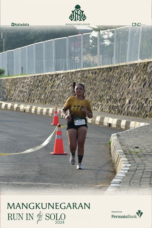 Race photo from Mangkunegaran Run 2024
