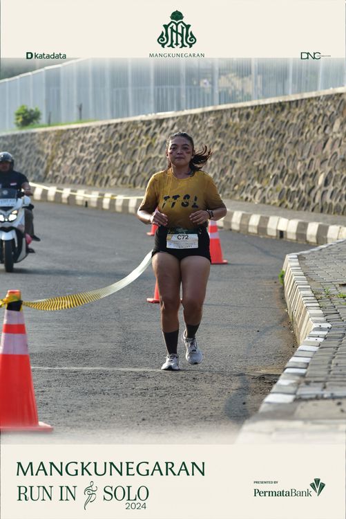 Race photo from Mangkunegaran Run 2024