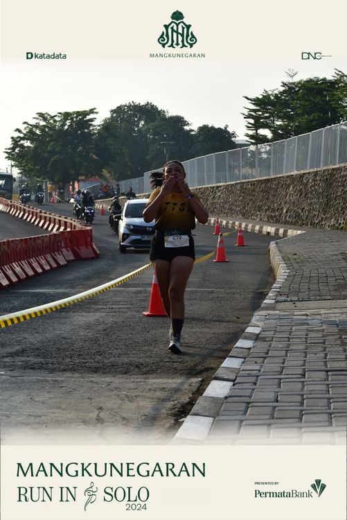 Race photo from Mangkunegaran Run 2024