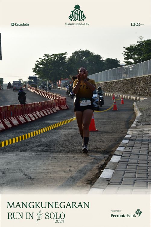 Race photo from Mangkunegaran Run 2024
