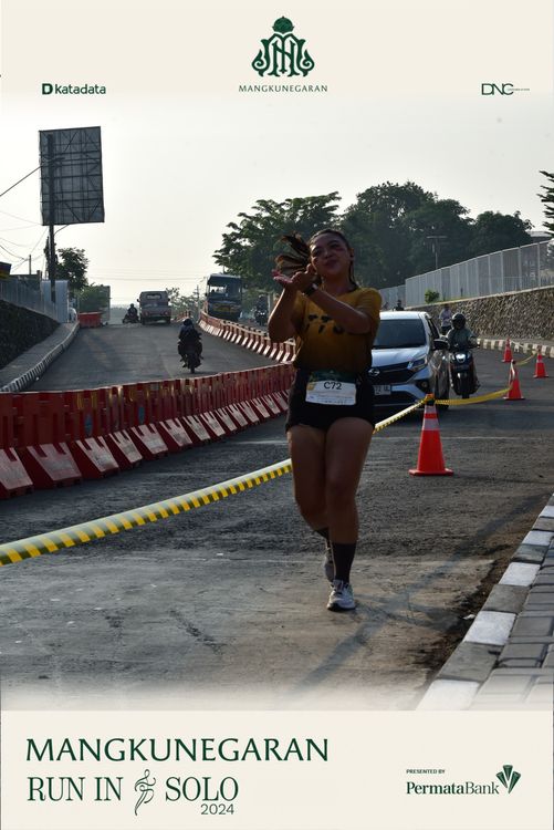 Race photo from Mangkunegaran Run 2024