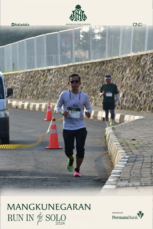 Race photo from Mangkunegaran Run 2024