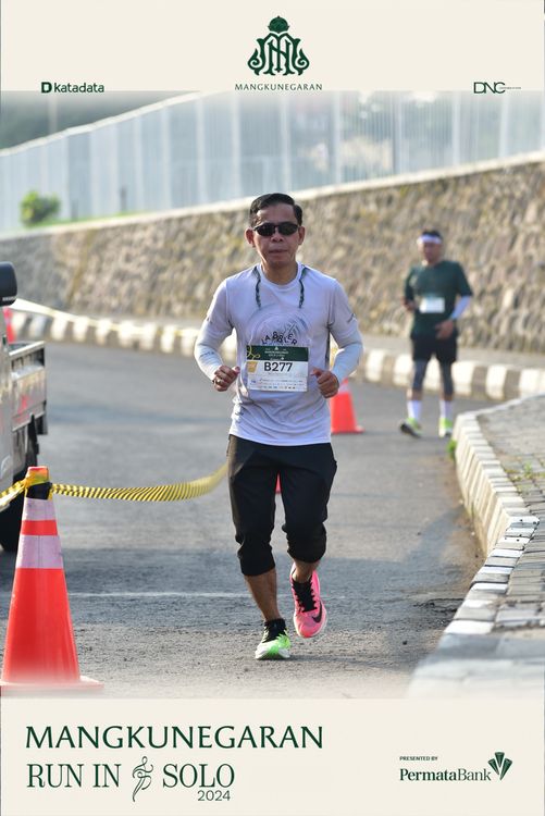 Race photo from Mangkunegaran Run 2024