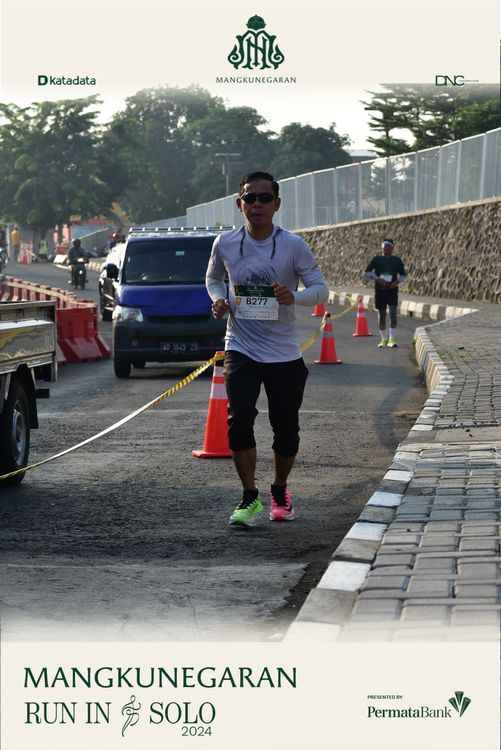 Race photo from Mangkunegaran Run 2024