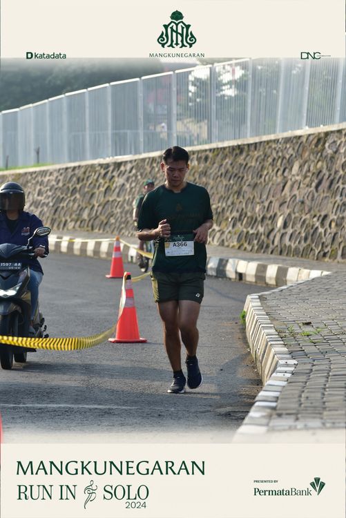 Race photo from Mangkunegaran Run 2024