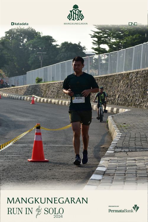 Race photo from Mangkunegaran Run 2024