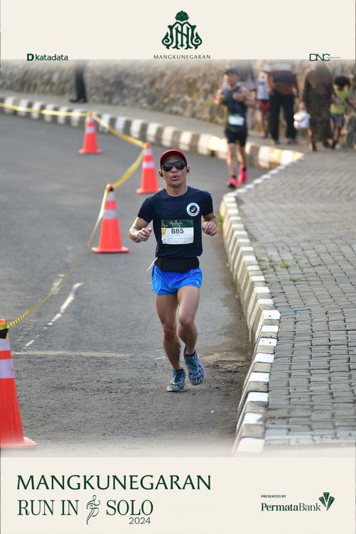Race photo from Mangkunegaran Run 2024