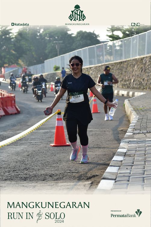 Race photo from Mangkunegaran Run 2024