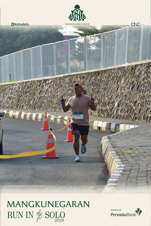 Race photo from Mangkunegaran Run 2024