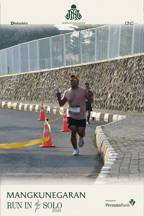 Race photo from Mangkunegaran Run 2024