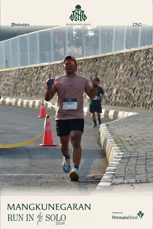 Race photo from Mangkunegaran Run 2024