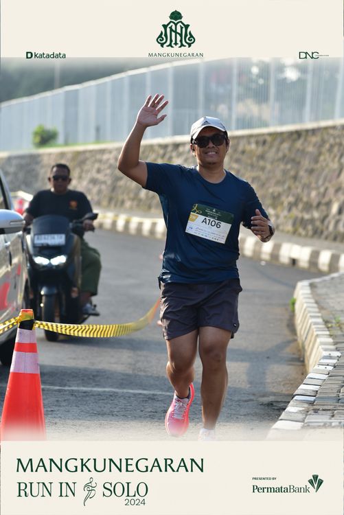 Race photo from Mangkunegaran Run 2024