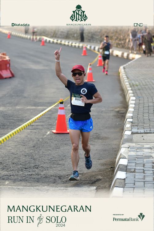 Race photo from Mangkunegaran Run 2024