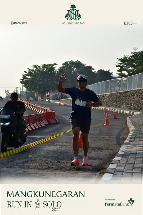 Race photo from Mangkunegaran Run 2024