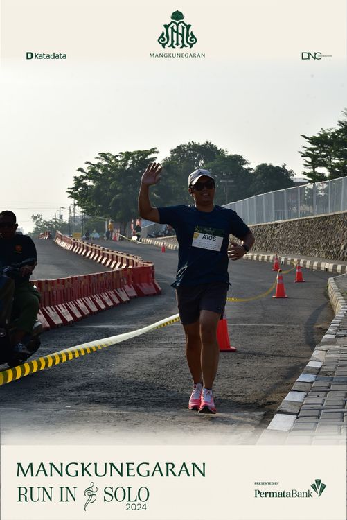 Race photo from Mangkunegaran Run 2024