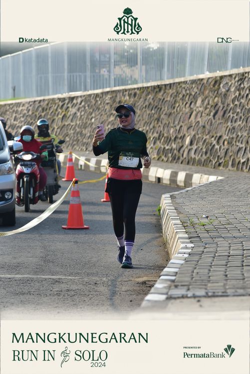 Race photo from Mangkunegaran Run 2024