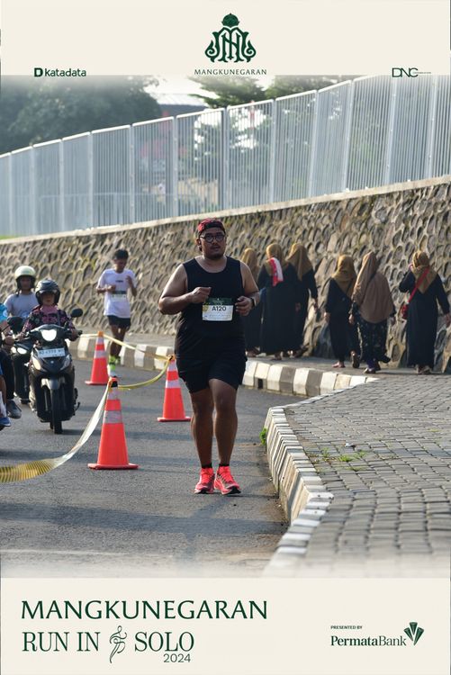 Race photo from Mangkunegaran Run 2024