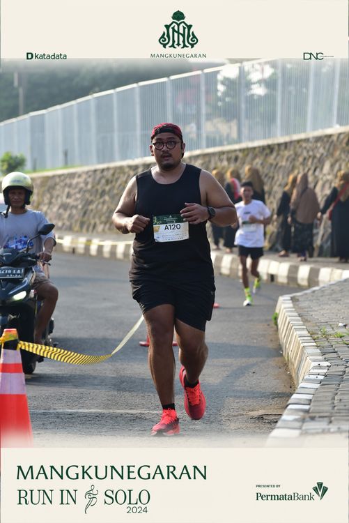 Race photo from Mangkunegaran Run 2024