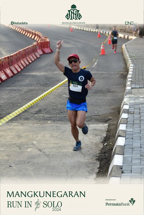Race photo from Mangkunegaran Run 2024