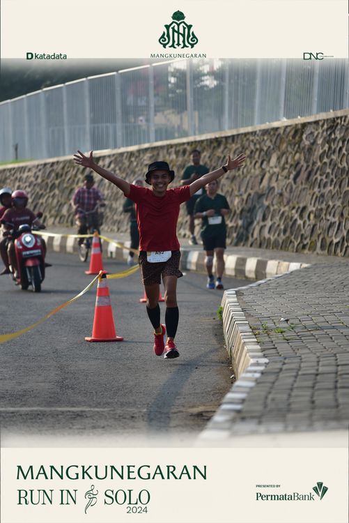 Race photo from Mangkunegaran Run 2024