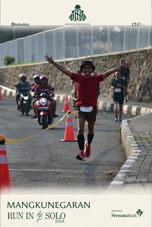 Race photo from Mangkunegaran Run 2024
