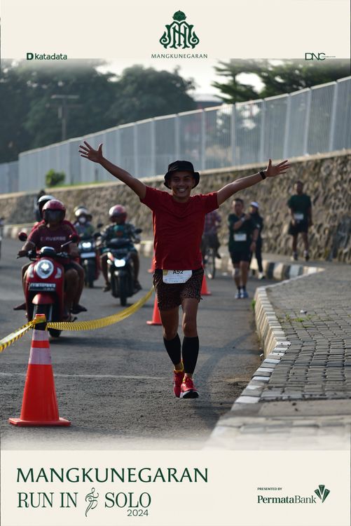 Race photo from Mangkunegaran Run 2024