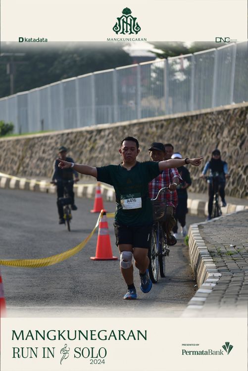 Race photo from Mangkunegaran Run 2024