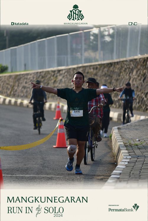 Race photo from Mangkunegaran Run 2024