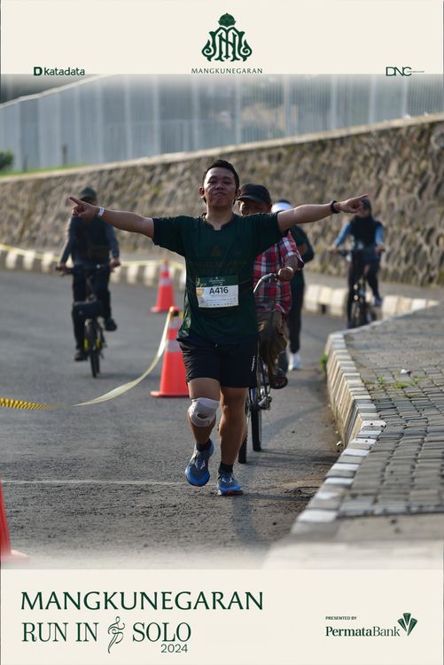 Race photo from Mangkunegaran Run 2024