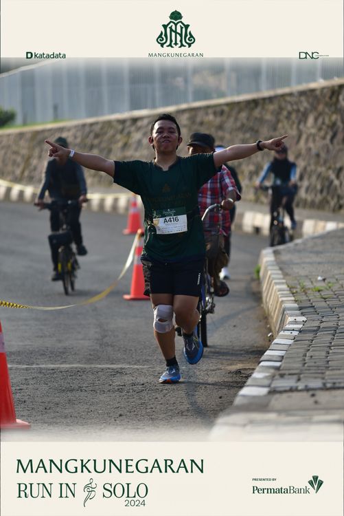 Race photo from Mangkunegaran Run 2024