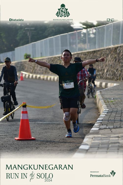 Race photo from Mangkunegaran Run 2024