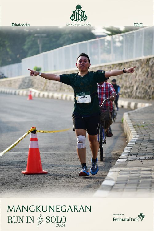 Race photo from Mangkunegaran Run 2024
