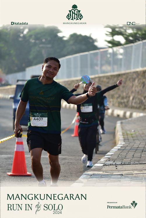 Race photo from Mangkunegaran Run 2024