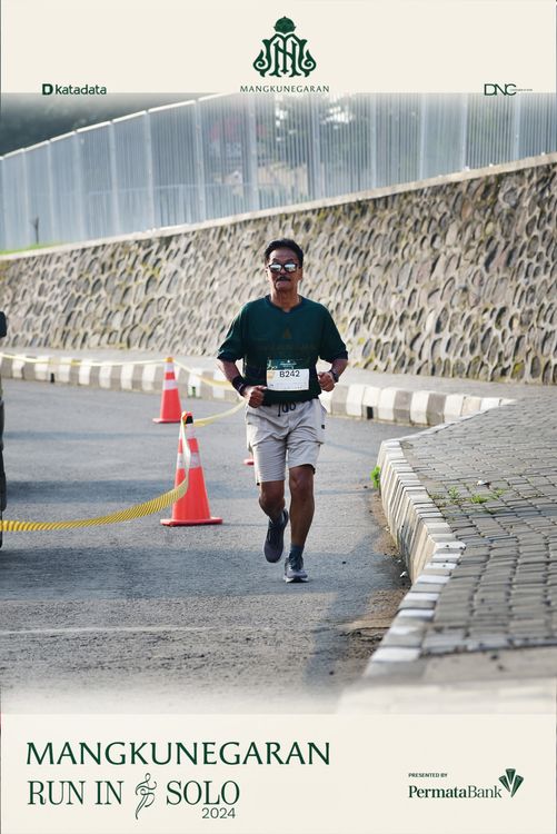 Race photo from Mangkunegaran Run 2024