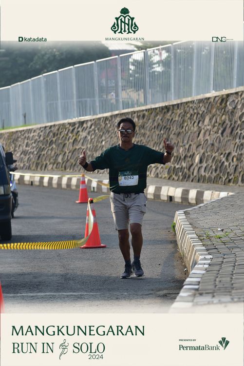 Race photo from Mangkunegaran Run 2024