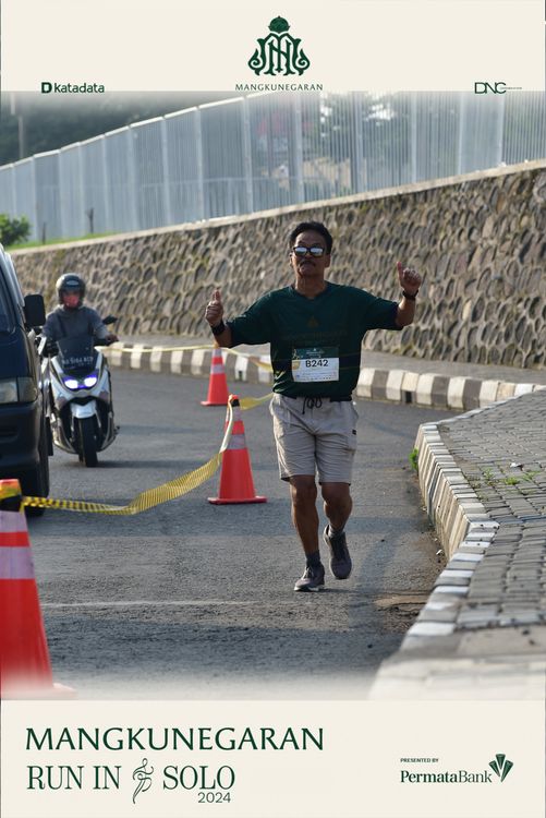 Race photo from Mangkunegaran Run 2024