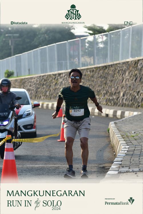 Race photo from Mangkunegaran Run 2024
