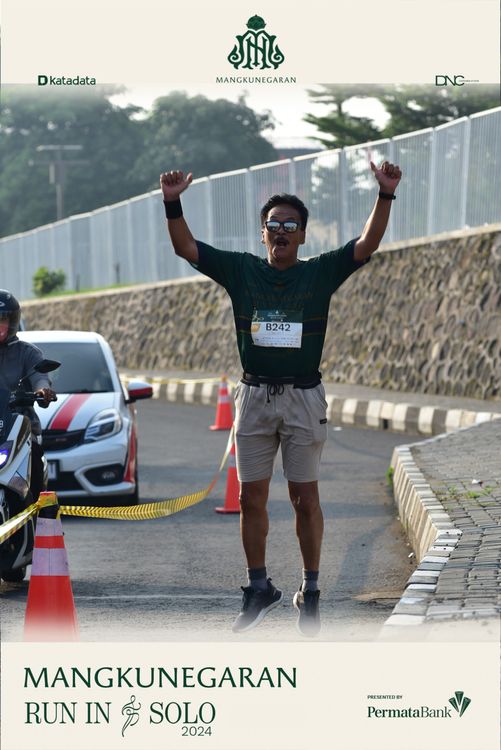 Race photo from Mangkunegaran Run 2024