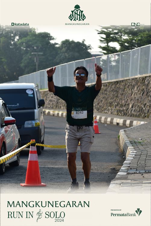 Race photo from Mangkunegaran Run 2024