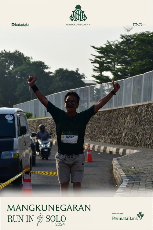 Race photo from Mangkunegaran Run 2024