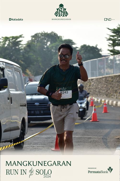 Race photo from Mangkunegaran Run 2024