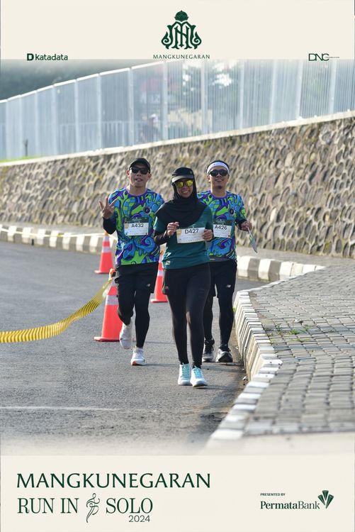 Race photo from Mangkunegaran Run 2024