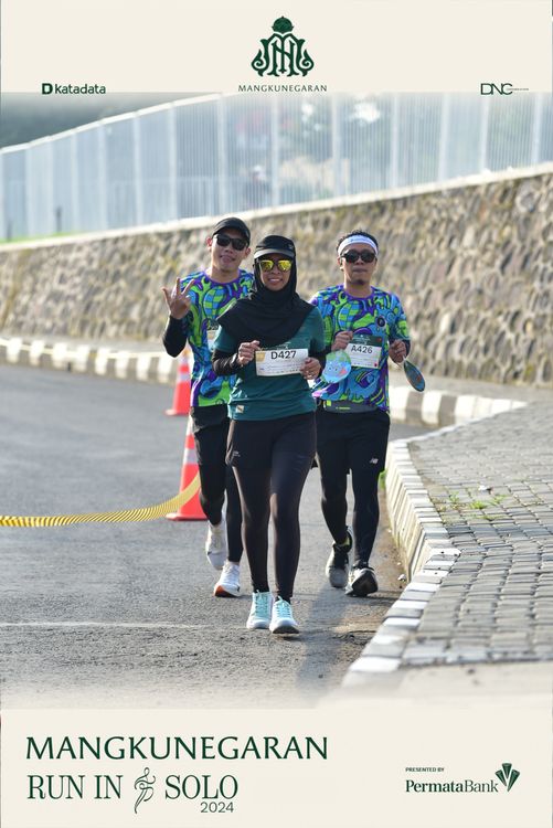 Race photo from Mangkunegaran Run 2024