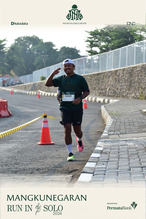 Race photo from Mangkunegaran Run 2024