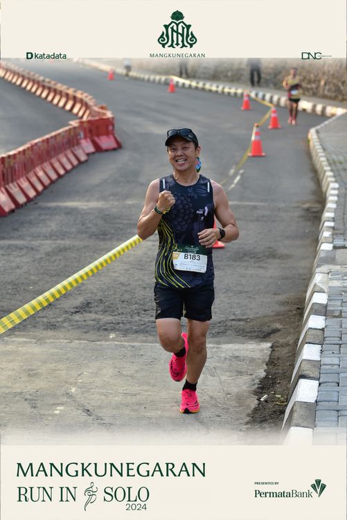 Race photo from Mangkunegaran Run 2024