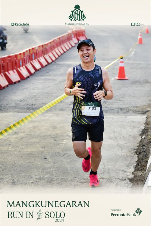 Race photo from Mangkunegaran Run 2024