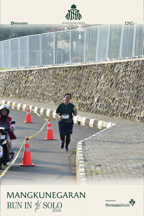 Race photo from Mangkunegaran Run 2024
