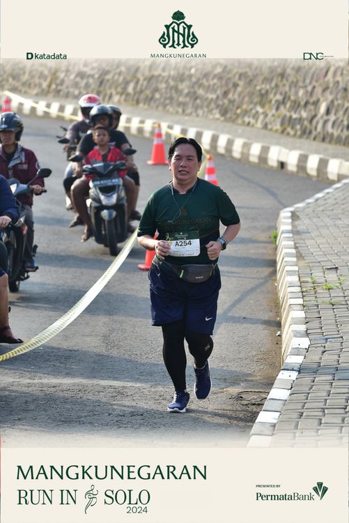 Race photo from Mangkunegaran Run 2024