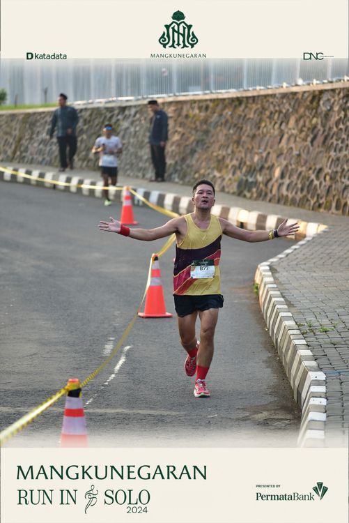 Race photo from Mangkunegaran Run 2024